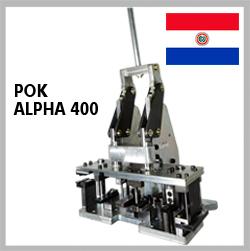 Punzonadora Línea Alpha 400 (Paraguay)