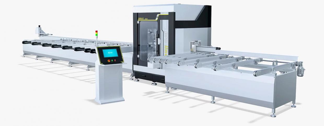 Sirius D550: Centro de corte y mecanizado PVC